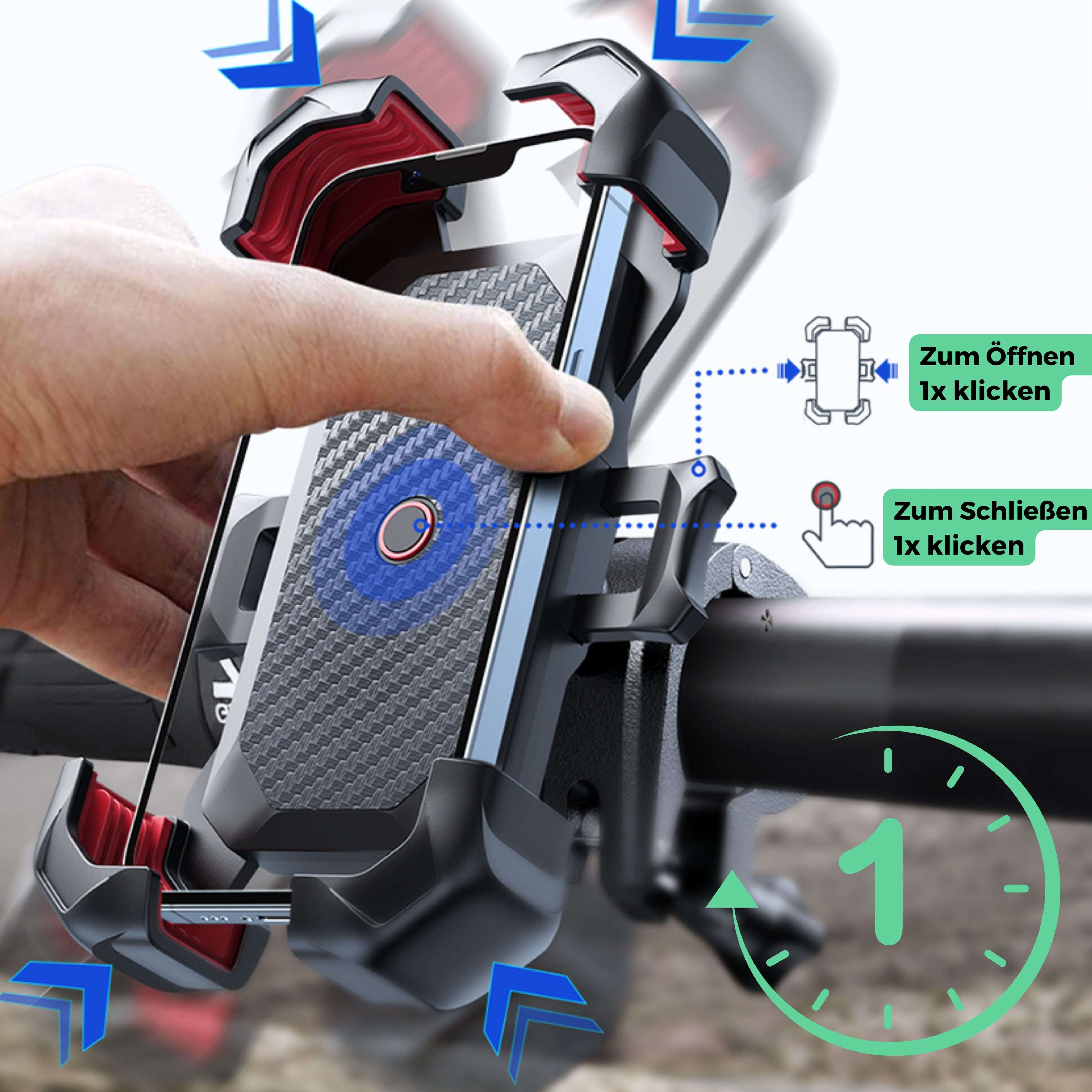 360° SmartBike telefonhållare | För alla smartphones