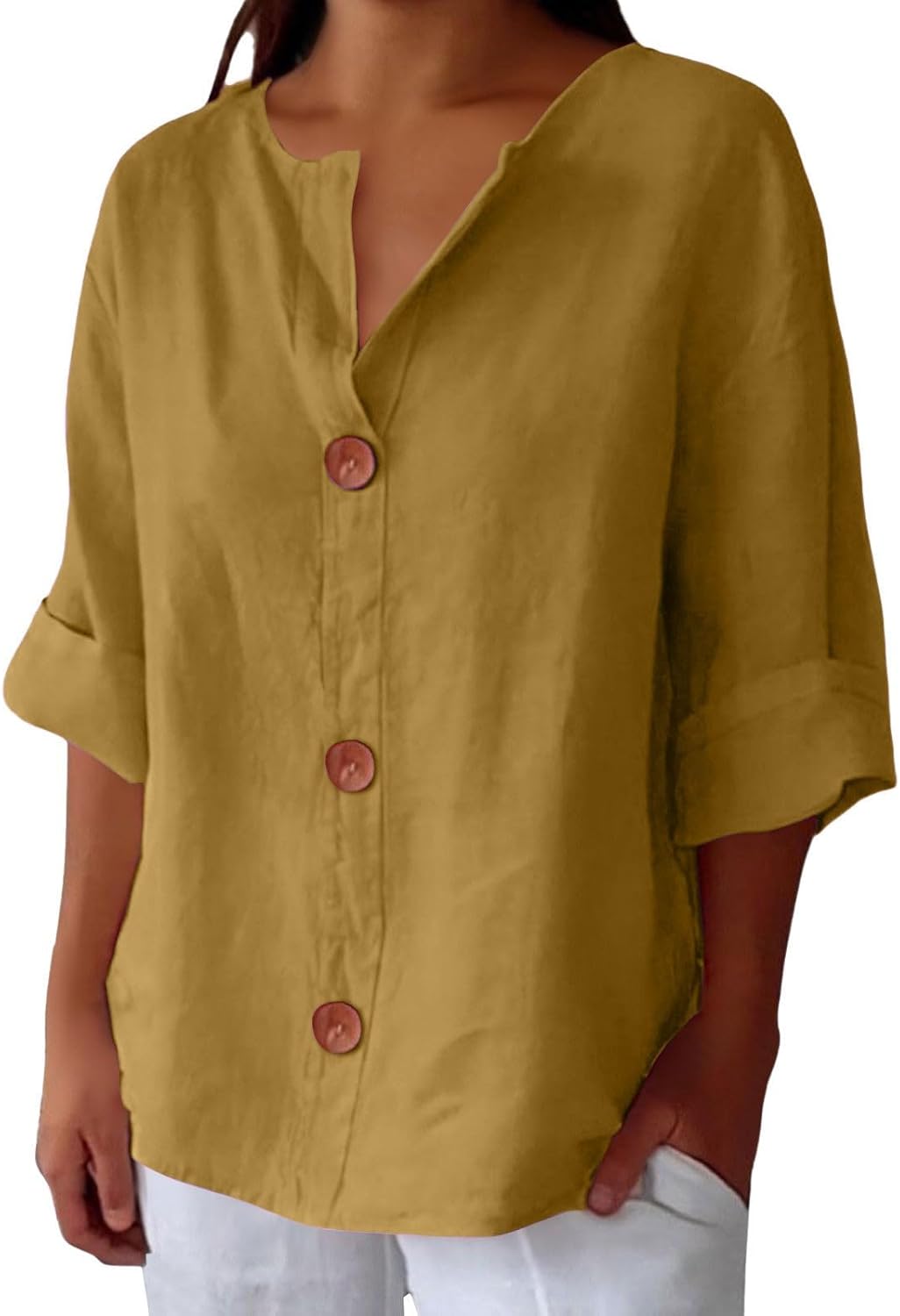 Clara™ | Casual linneblus
