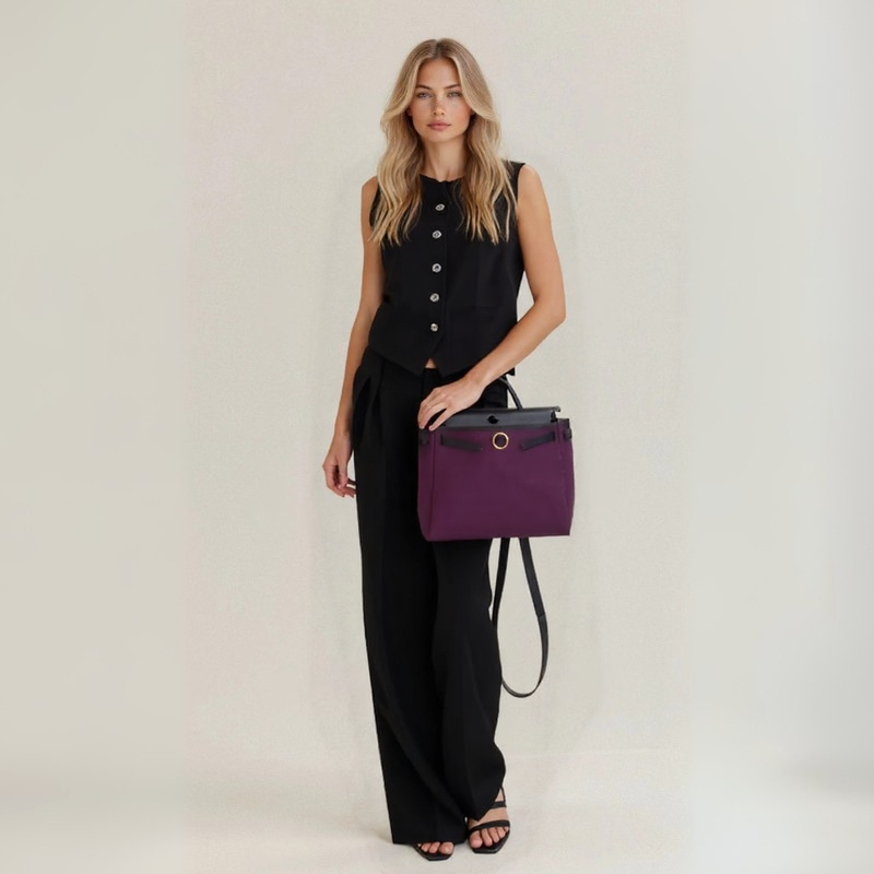 Anita | Casual set i hantverkslinne